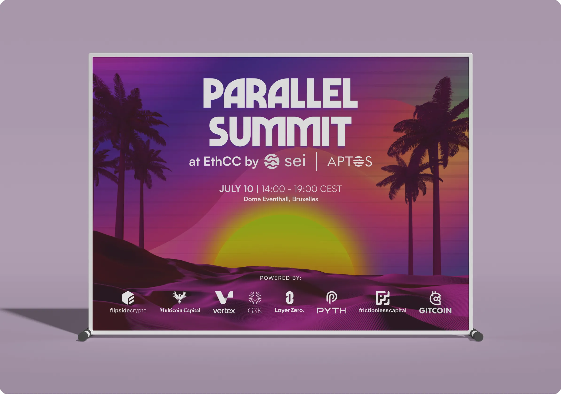 Parallel Summit Backdrop Banner Design